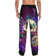thumbnail image 3 of Bingfone Mushrooms And Skull Mens All Over Print Sleep Pajama Pants-Small, 3 of 9