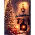 thumbnail image 1 of 5D DIY Taladro Navidad Chimenea Kit 30x40cm, 1 of 9