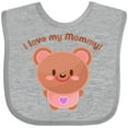 thumbnail image 3 of Inktastic I Love My Mommy Cute Baby Bear Boys or Girls Baby Bib, 3 of 4
