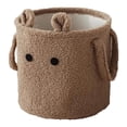 thumbnail image 2 of Cesta para juguetes de perro, organizador de almacenamiento para mascotas, contenedor de almacenamiento de accesorios, juguetes para mascotas Café M, 2 of 7