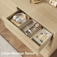 thumbnail image 4 of Huisuilinss Drawer Dresser For Bedroom,Wide Chest Of Drawers,Modern Double Dresser Storage Organizer,Wood Dresser TV Stand With Concave Handles For Living Room Nursery Hallway Entryway, 4 of 6