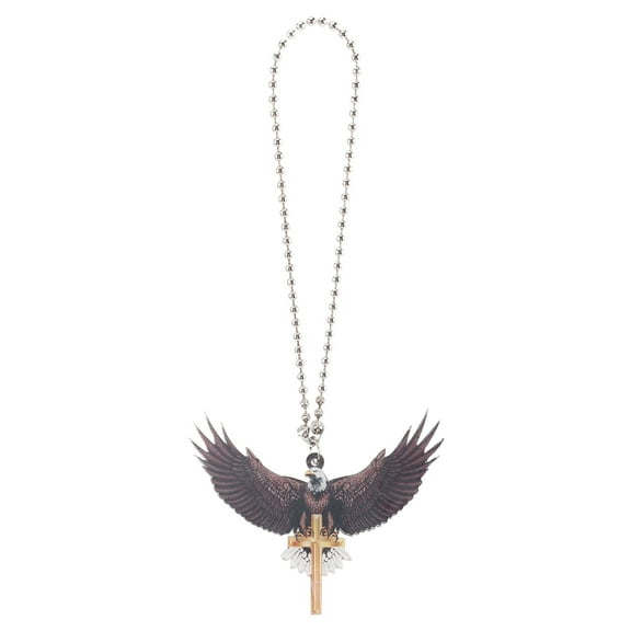 Mirror Car Hanging Rearview Cross Pendant Decor Ornaments Accessories Vehicle Christmasmenmetal Christian Crucifix Jesus