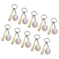thumbnail image 2 of 10pcs Mini Baseball Keychain Wooden Bat Pendant Sports Keychains for Kids Baseball Accessories Novelty Keychain for Backpacks Handbag, 2 of 9