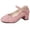 Pink, variant on Women's Oktoberfest Solid Breathable Lightweight Pumps â Elegant Fashion Classic Casual Women's Shoes â Plus Size Shoes & Accessories for Oktoberfest Festival Bavarian Parties (US 4 to 10.5)