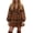 Yellow, variant on Bohemian Mini Dress for Women with V-Neck and Puff Sleeves, Tribal Print, Belted Waist, Flowy Fabric for Party or Casual Wear