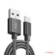 thumbnail image 5 of Methold Cable de datos tejido de nailon de 1 metro de repuesto para teléfono móvil Android Cable de línea de datos Cable de repuesto Teléfono y Comunicación Negro 1M, 5 of 6
