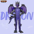 thumbnail image 2 of Disfraz infantil Spooktacular Creations Purple Dragon Set, 2 of 7