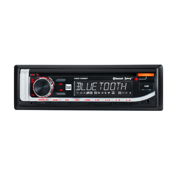 Dual Electronics XDC100BT Single DIN Car Stereo with CD Player, Bluetooth, USB, New