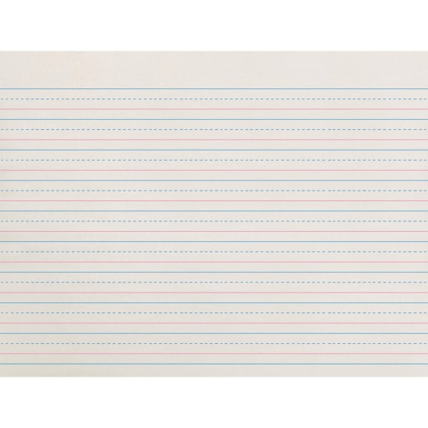 Pacon® Broken Midline Writing Paper, Grade 23, 1/2" x 1/4" x 1/4", LW