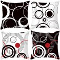 thumbnail image 1 of Juego de 4 fundas de cojines modernas de 45 x 45 cm, fundas de almohada decorativas para sofá, sala de estar y dormitorio JAMW Sencillez, 1 of 5