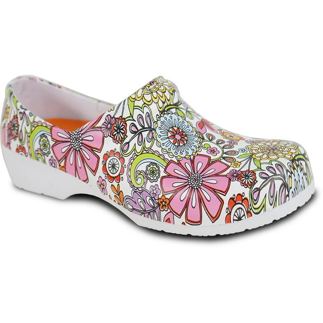 vangelo Women Professional Slip Resistant Clog Waterproof Nurse Shoe Safety Work Shoe Chef Shoe NIKO Removable Insole