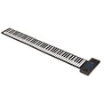 thumbnail image 2 of Piano enrollable de 88 teclas, doble bocina, Bluetooth, función MIDI, batería, plegable, portátil, con enchufe estadounidense de 100 a 240 V, 2 of 12