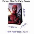 thumbnail image 2 of Dead Pool Deadpool Goodie Bags Party Favor Candy Decorations Treat Supplies Birthday, 2 of 5