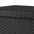 thumbnail image 5 of Dextrus Deck Box- 230 Gallon Wicker Large Outdoor Storage Box, Waterproof Patio Furniture and Storage Deck, Rattan Storage Bin - Black, 5 of 10