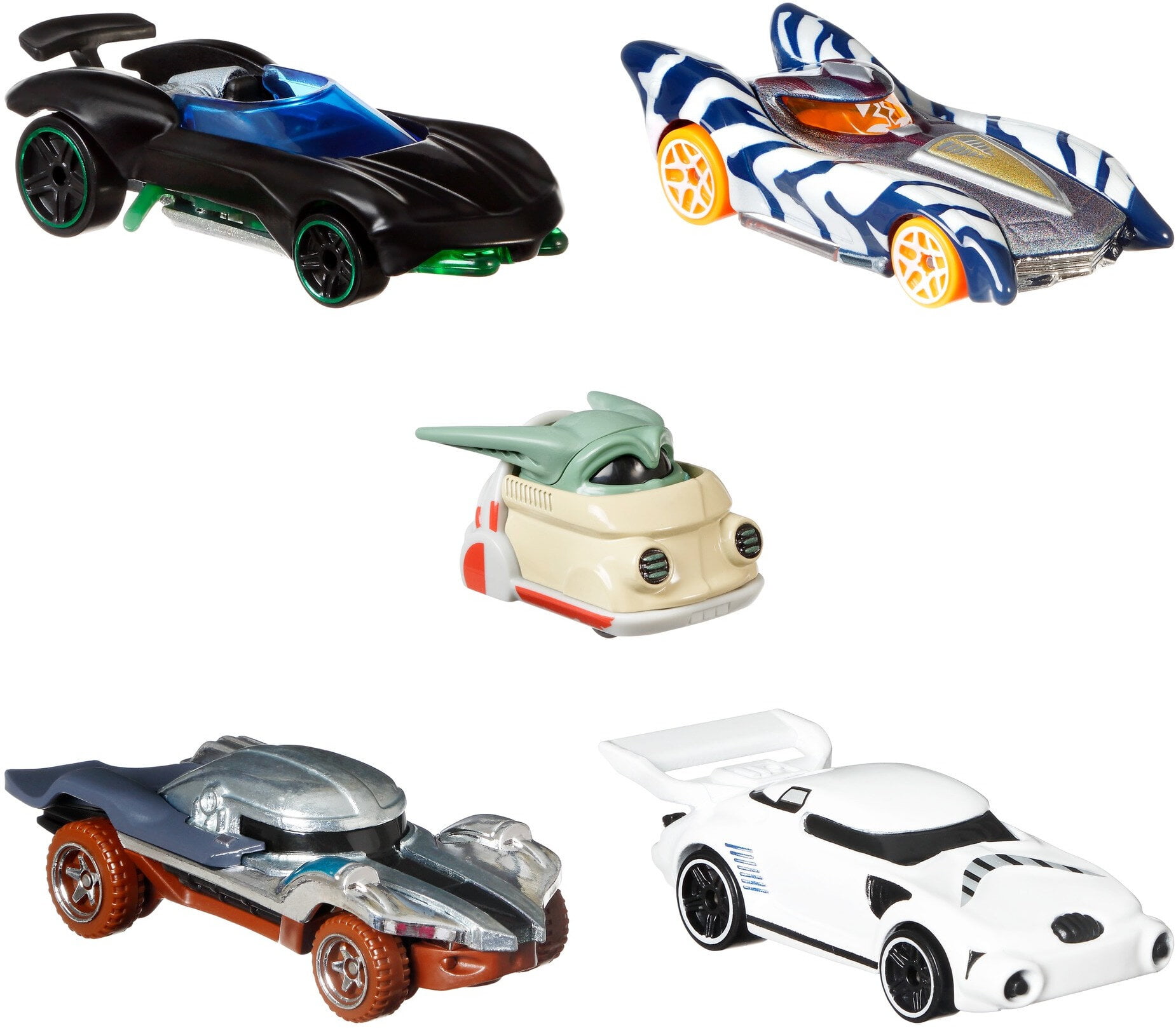 New Hot Wheels Character Cars 4th Anniversary Star Wars Car Set of 6 
