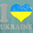 thumbnail image 3 of CafePress - I Love Ukraine Native Ukrainian Flag T Shirt - Mens Comfort Colors Shirt, 3 of 5
