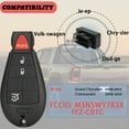 thumbnail image 6 of Heart Horse OBD Key Self Programmer and Keyless Enter Remote 4+1 Button Kit Compatible for J-eep, M3N5WY783X IYZ-C01C, 6 of 7