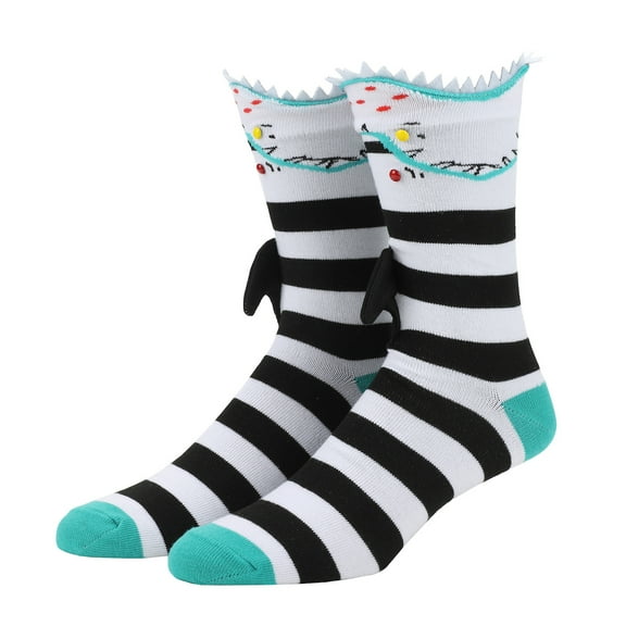 Beetlejuice Sandworms Men's Casual Crew Socks