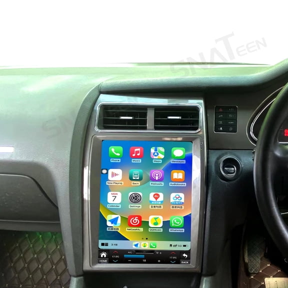 12.1 inch Carplay Screen/Radio/Multimedia Player for Audi Q7 2006-2015 models Universal Car Navigation/GPS Upgrade HeadUnit Android Display 1080P Touch Screen Replace System (Right-Hand Drive)