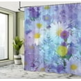 thumbnail image 5 of Ambesonne Floral Shower Curtain, Vintage Flower Pastel, 69"Wx84"L, Multicolor, 5 of 5