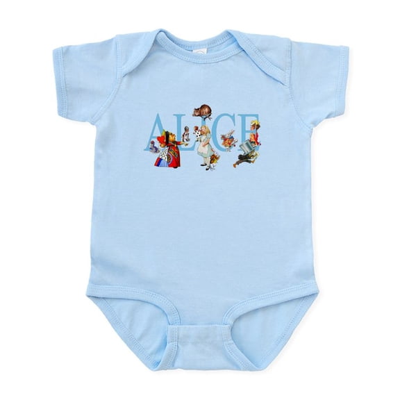 CafePress - ALICE & FRIENDS Infant Bodysuit - Baby Light Bodysuit, Size Newborn - 24 Months