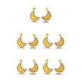 thumbnail image 1 of Pendientes Vintage en Forma de Luna Sonducket Amarillo 1 Par, 1 of 6