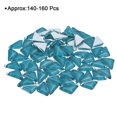 thumbnail image 3 of Uxcell 200g Crystal Glass Mosaic Tiles, Irregular Triangle Mosaic Tiles Bulk for Craft DIY Hobbies Art Project Cyan, 3 of 6