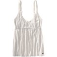 thumbnail image 1 of Aeropostale Womens Solid Front Bow Lacy S Cami Tank Top, Blanco, Small Aeropostale Cami, 1 of 1
