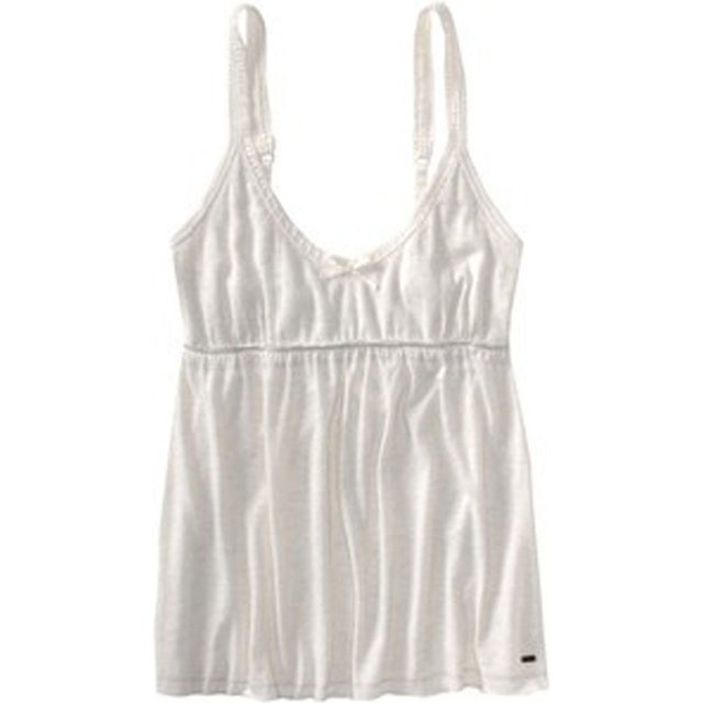 Aeropostale Womens Solid Front Bow Lacy S Cami Tank Top, Blanco, Small Aeropostale Cami