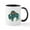 White/Black Inside, variant on CafePress - Native Buffalo Design Mug - 11 oz Ceramic Mug - Novelty Coffee Tea Cup