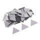 thumbnail image 1 of 50 piezas de de imitación de acrílico para manualidades con espalda plana, cristales para coser, apliques, , ropa, álbum de recortes, Blanco Baoblaze espalda plana artesanías diamantes de imitación, 1 of 7