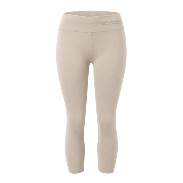 Gibobby leggings afelpados Nuevo AB Surface Air Layer Fast Warm Polainas de terciopelo alemán Pantalones Cintura alta Bordado sin costuras Cierre del vientre Levantamiento de cadera(Beige, L)