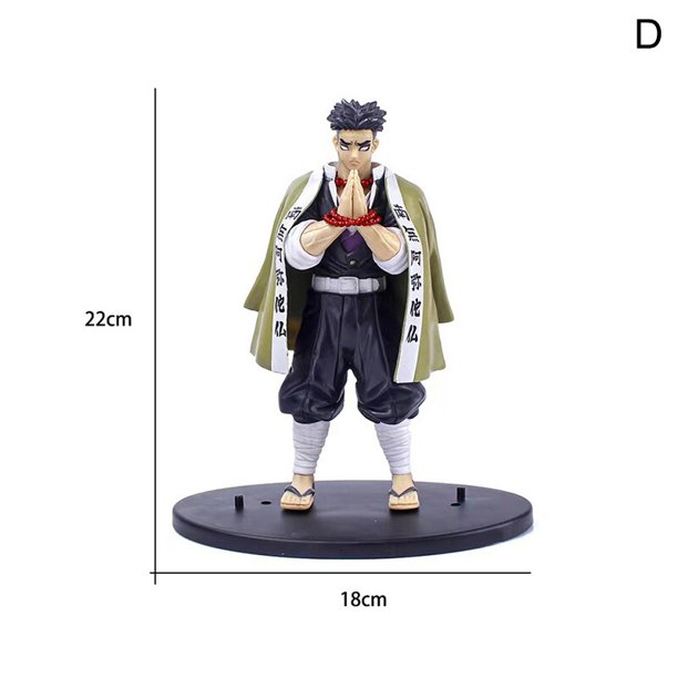 Demon Slayer Anime Figura de acción, Tanjirou Agatsuma Zenitsu, Rengoku Kyoujurou, Kimetsu No Yaiba Butter, Colección Modèle Jouet, 1Pc zhangmengya LED