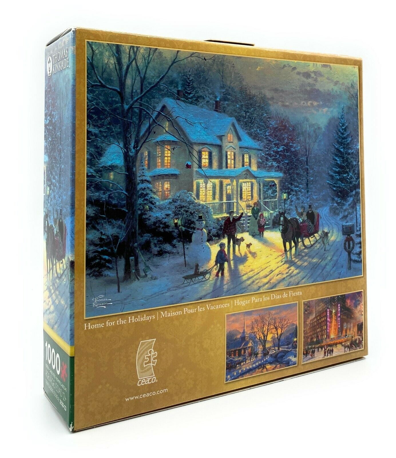 Ceaco Thomas Kinkade Holiday Blessings Puzzle, 1000 Piece