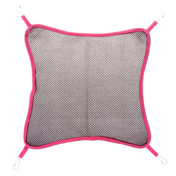 verano transpirable sándwich malla tela mascota gato hamaca hurón columpio (negro / l Tmvgtek Para estrenar