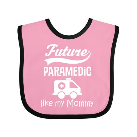 

Inktastic Future Paramedic Like My Mommy Gift Baby Boy or Baby Girl Bib