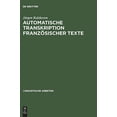 thumbnail image 1 of Automatische Transkription Franz Sischer Texte (Linguistique Arbeiten), 1 of 3