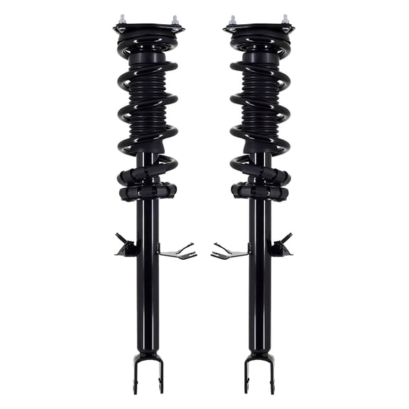 Pair of 2 Front Left-Right Quick Complete Strut-Coil Spring For 2014-2017 Infiniti QX70 Base RWD