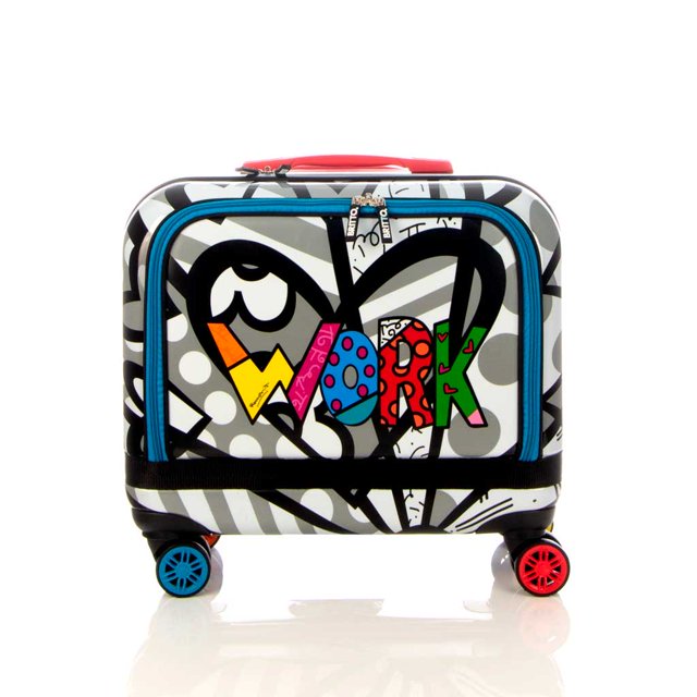 Maleta Rigida Atmpacks Romero Britto Blanco 13"
