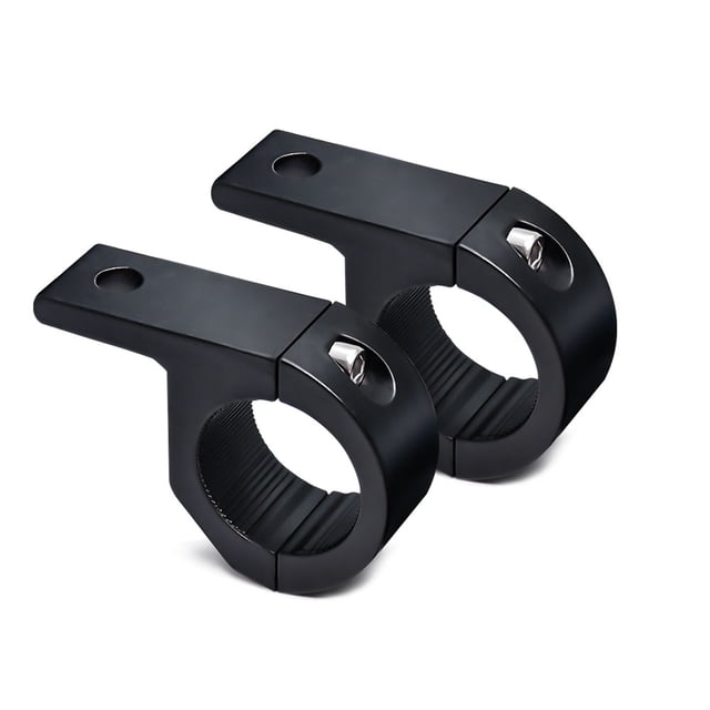 2 uds soportes de barra de luz 0,85-1,29 pulgadas Kits de abrazadera de soporte de montaje para motocicleta Scooter todoterreno ATV UTV