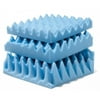 GF Health Products 7-2000TC 2 in. Convoluted Foam Mattress Pads , Light Blue - Twin Size