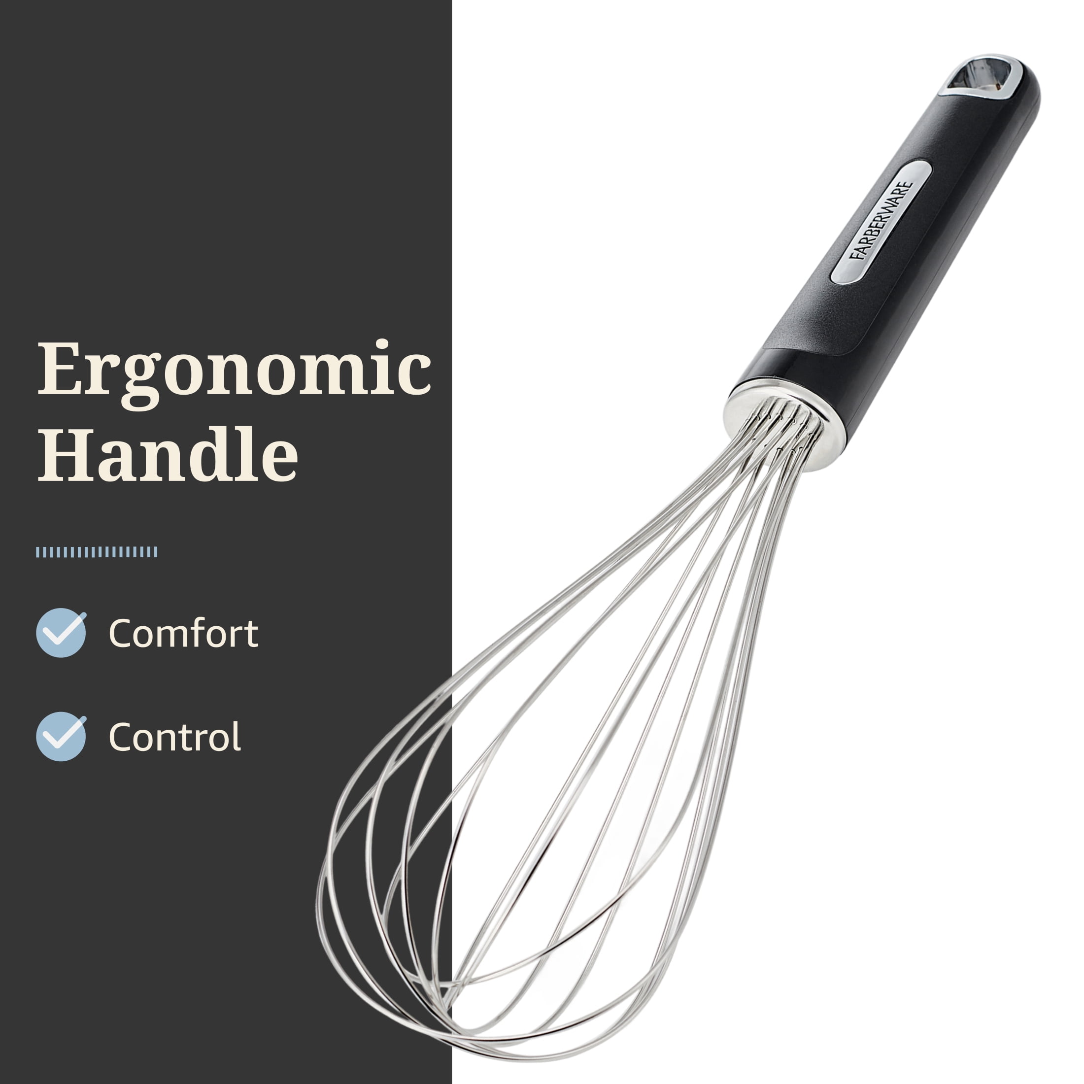 Farberware Professional Stainless Steel Whisk Black