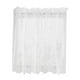 thumbnail image 4 of 3 Piezas de Encaje Niveles de Ventana Media Cortina Blanca 61 Cm Ancho 74 Cm, 4 of 9