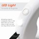thumbnail image 2 of Correa retráctil para perros con luz LED, correa para caminar para perros de 10 pies, cuerda de tracción de nailon con mango antideslizante para perros pequeños y medianos de hasta 44 lb, 360 enr, 2 of 5