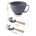 thumbnail image 2 of Large Capacity Mixing Bowl Set with Ergonomic Minimalist Design for Baking Cooking and Food Preparation, 2 of 6