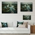 thumbnail image 4 of Designart "Botswana s Okavango Delta I" Landscapes Print on Natural Pine Wood, 4 of 5