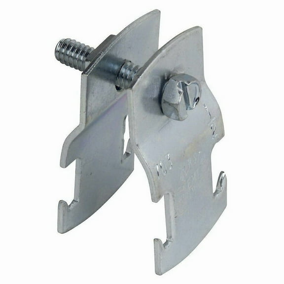 SuperStrut 700 Series Z703 2EG-25 Pipe Clamp, Silver, Electro-Galvanized, Steel