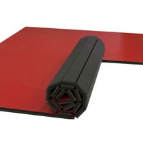 Dollamur 3'x6' Gymnastics Mat - 1-3/8" Thick Blue Tumbling Mat For Cheerleading