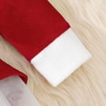 thumbnail image 6 of SuTry Girls Christmas Party Dress Long Sleeve Round Neck Solid Color with Bow Belt and Hairband Set Fall Winter Plush Funny Christmas Clothing for Kids 1-6 Years(Red#3,18-24 Months), 6 of 9