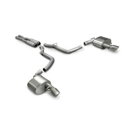 CORSA Performance Xtreme Cat-Back Exhaust, Polished, 6.1L V8, for 2005-2010 Dodge Charger SRT-8